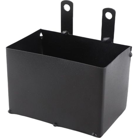 Boîtier porte-batterie noir antirouille, structure robuste pour quad, moto et moto tout-terrain de 50 à 125 cm3 (1/5)