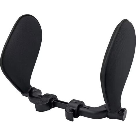 Oreiller d'appui-tête de voiture, conception réglable à 360 degrés, montable en forme de U sur l'oreiller de siège de voiture, soutien de la tête, du cou, appuie-tête de voyage, adapté aux enfa (1/5)