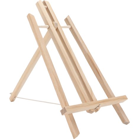 Chevalet en bois réglable et portable, léger et compact, pour peinture, activités artistiques en classe, fêtes et expositions - 50 cm (1/5)