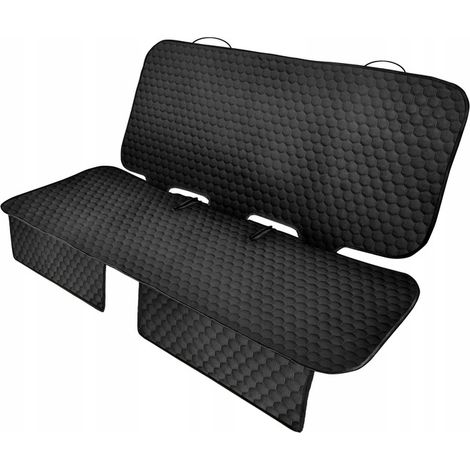 Tapis de protection pour siège arrière, noir (garantie 2 ans), imperméable