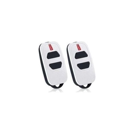 Télécommande de porte 433,92 MHz compatible avec les télécommandes de porte de garage DEA GTI2/4, GT2/4, Mio TR2/4 et Mio TR2N/4N, lot de 2 (1/4)