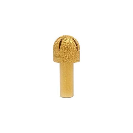 Fraise galvanisée pour marbre, pierre, diamant, queue de 1,27 cm, marbre (1/5)