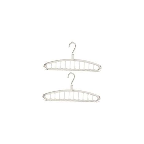 2er-Pack rutschfeste Kleiderbügel, Aufbewahrungskleiderbügel, Faltkleiderbügel, Wäscheständer, Kleiderschrank-Organizer, platzsparende Tipps - Crezuo (1/4)