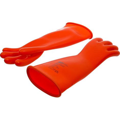 Guantes de protección para electricista con aislamiento de látex natural talla 9 (L)