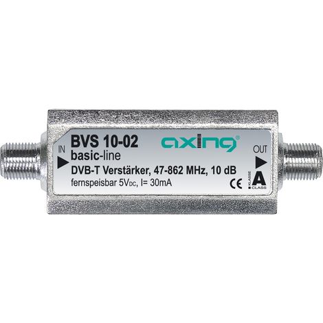Amplificador de señal tv axing bvs 10-02 ganancia 10 dB (1/2)