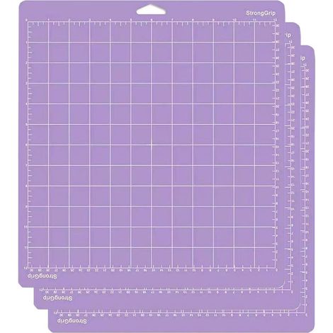 Lot de 3 tapis de découpe violets pour machine Cricut, format 30,5 × 30,5 cm (1/3)