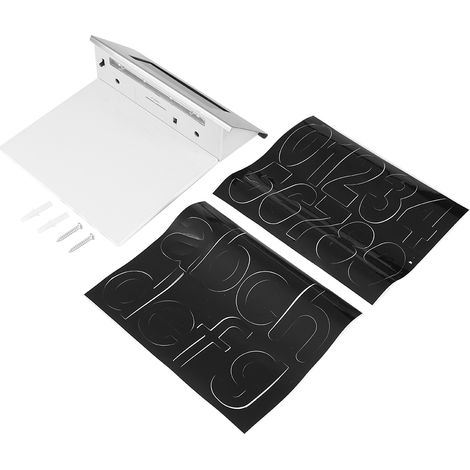 Lampe Solaire Led Pour Numéro De Maison - Éclairage Mural Extérieur - Finition Inox - Kit Complet Avec Chiffres Et Lettres (1/5)