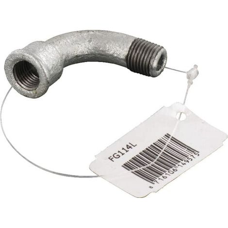 Codo 90掳 hemb/macho galv. 1/4" UNIVERSAL FG114L