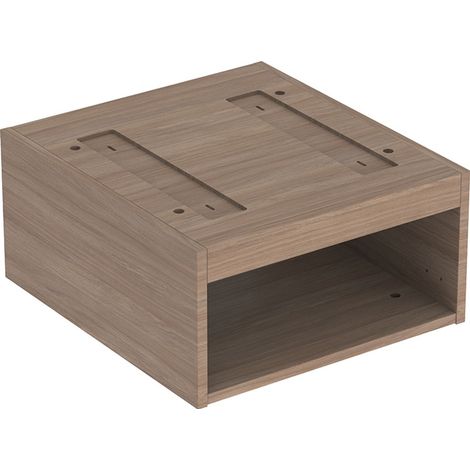 Meuble bas GE Korpus VariForm pour AS-WT avec deux tiroirs, chêne