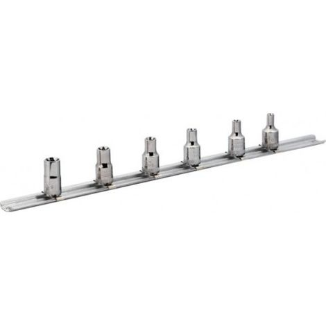 BAHCO - Jeu de douilles 1/4" avec vis TORX® - 6 pcs/rail