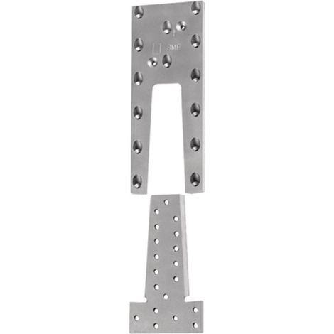 Simpson Strong Tie – Raccord d'ajustage pour poutres en bois lamellé-collé 60x121mm en aluminium – Homologation ETA 07/0245 – ETB120B