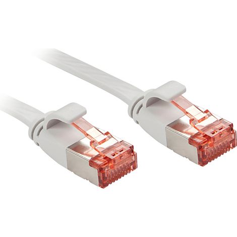 LINDY 47553 RJ45 Netzwerkkabel, Patchkabel CAT 6 U/FTP 3.00 m Grau 1 St.