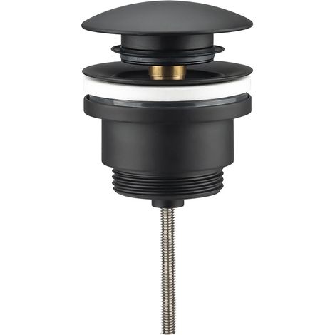 REA GOLD CLICK-CLACK UNIVERSAL Spülbeckenablauf - matt schwarz (1/3)