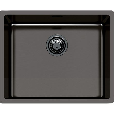 Foster KE Filotop Gun Metal 2155 056 Lavabo sobre-encimera Rectangular Acero inoxidable (1/3)