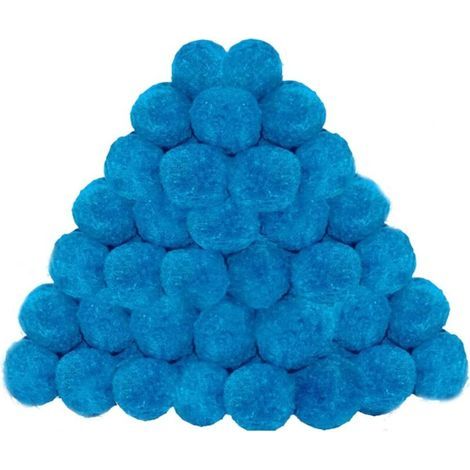 Boules filtrantes réutilisables pour piscine 200 g - Remplace 18 kg de sable filtrant - Alternative au sable (1/5)