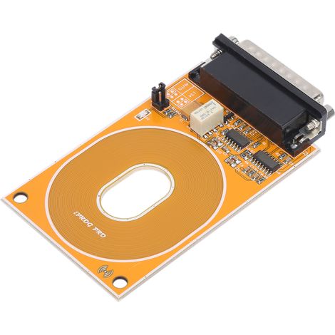 Adaptateur RFID jaune, émetteur métallique avec fonction de protection en lecture/écriture pour programmateur IPROG (1/5)
