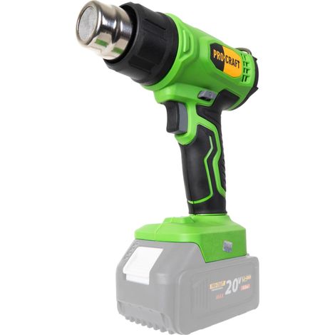 Procraft PH24bb Akku Heißluftpistole 20 V 50 - 550 °C Solo - ohne Akku, ohne Ladegerät