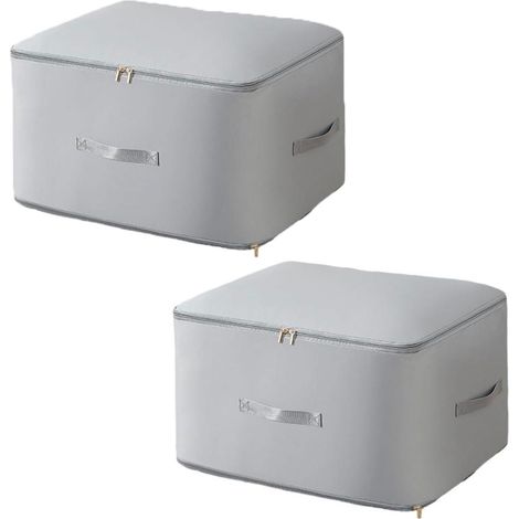 Sacs de rangement grande capacité pour vêtements et couettes - Organisateur portable pour doudounes et vestes matelassées, lavable en machine pour un transport facile en voiture (1/5)