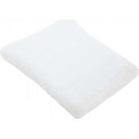 Housse de matelas à langer éponge Blanc 50x75 cm