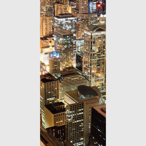 Poster intissé - Vue sur la ville - 90x202 cm (1/3)
