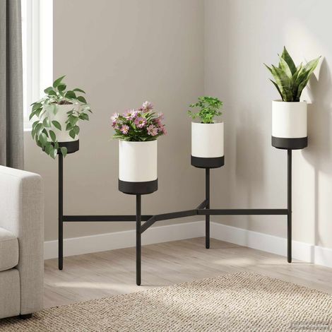 Supporto per Fiori Bianco 125 x 55 x 81 cm vidaXL (1/5)