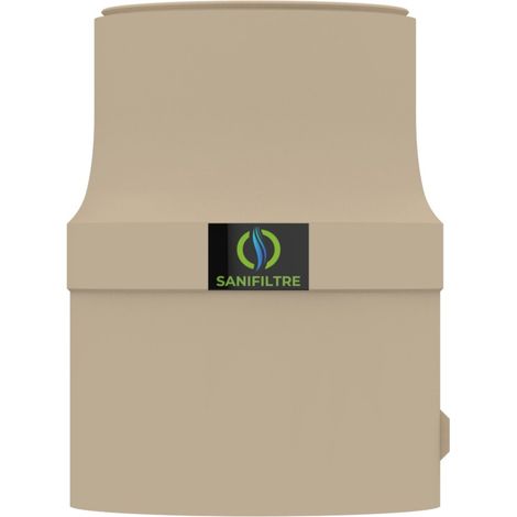 Filtre anti-odeurs pour fosse septique – Charbon actif – Diamètre 100 mm – Neutralise 100 % des gaz malodorants – Rechargeable – Hydrodiv