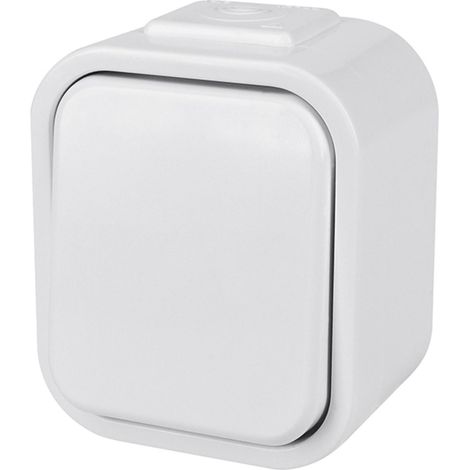 Interruptor individual ámbar IP44 blanco WNT-1B