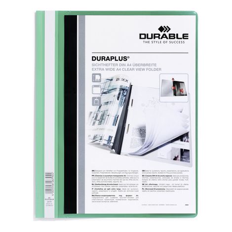 DURAPLUS Verde, Transparente A4