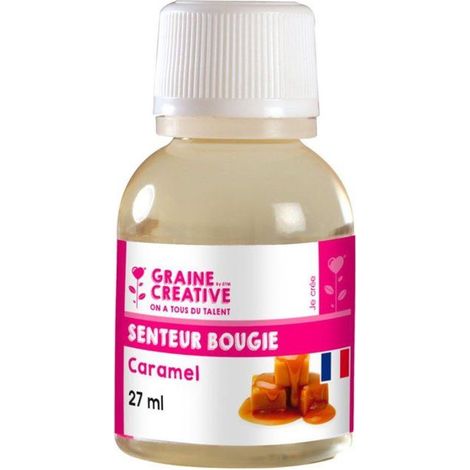 Graine Créative - Parfum à bougie 27 ml Caramel beurre salé (1/4)