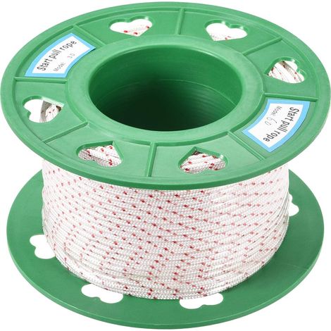 Rouleau démarrage 3 mm 1/8 pouces longueur 60 m 196 pieds en polyester (1/4)