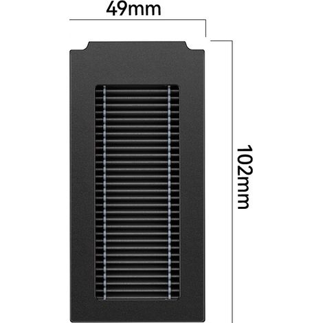 Compatible with Ecovacs X5 Pro robot vacuum cleaner accessories, X5MAX filtration consumables, MATE X filter cartridges and HEPA filters. (1/4)