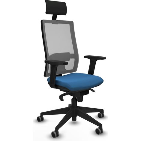 Bürostuhl piqueras y crespo Horna grau Mesh und Leder