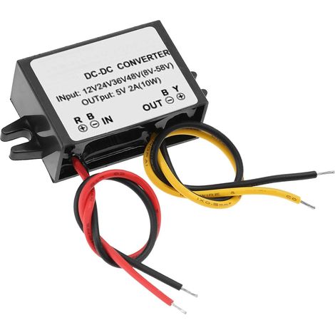 DC Converter, Voltage Regulator, Step-Down Power Supply Module 8-58V to 5V 2A for Automotive and DIY Applications (1/5)