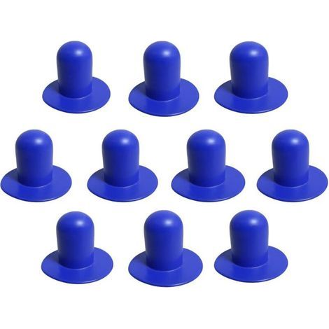 Lntyq 10 Pièces Bouchon Piscine,Bleu Bouchon de Piscine,Bouchon de Trou Crépine Pompe Filtre,Piscine Hors Sol Caoutchouc Hors Vidange Accessoire pour Compatible avec Intex et Bestway Spa Piscines (1/5)