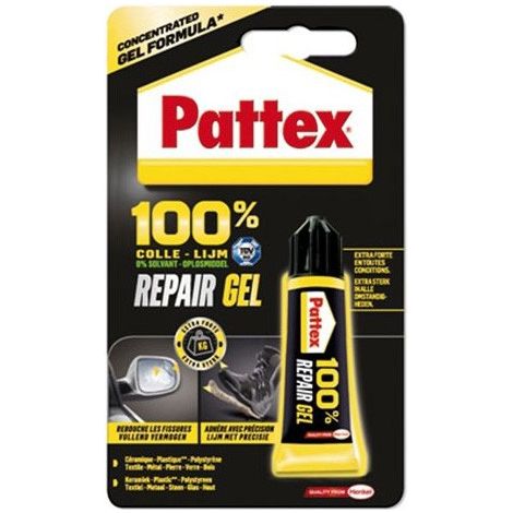 Pattex – Colle gel multi-matériaux haute résistance – Technologie Flextec pour collage durable – Application précise sans coulure – 8 g