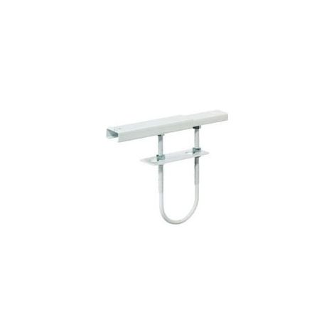 Itar – Support de tablette pour radiateur – Acier blanc – Largeur 35 mm – Épaisseur 1,5 mm – Longueur fermée 190 mm (1/3)