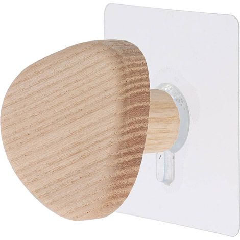 Piolo medio in legno a forma di ciottolo - naturale - Tendance (1/2)