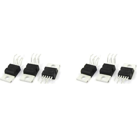 Lot de 6 circuits intégrés d'amplificateurs opérationnels audio TDA2030A à 5 broches (1/2)