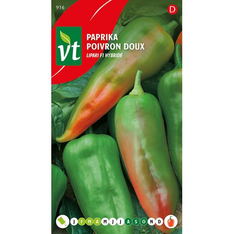 Poivron Doux Red Bulls Horn - Ca. 0,2 gr (Livraison Gratuite) (1/2)