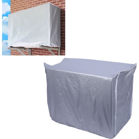 Housse de Protection pour Climatiseur Extérieur Imperméable Anti-Poussière et Neige 86x32x56 cm (1/5)