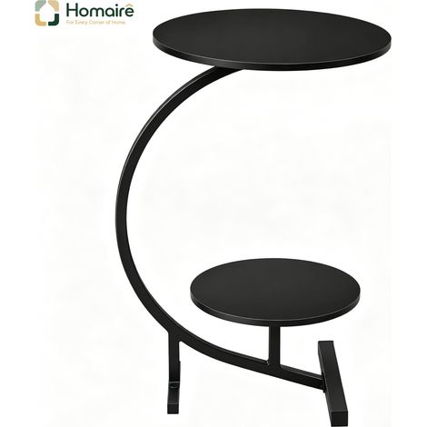 Sofa-Nachttisch aus MDF und Metall 31 x 30 x 66 cm HOMAIRE (1/5)