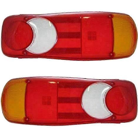 Lot de 2 caches de feux arrière pour camions DAF LF45, LF55 et Nissan Cabstar. (1/4)