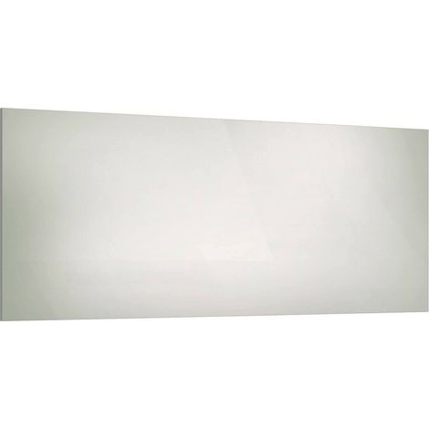 Espejo Ayana, Estructura de Vidrio, Acabado Coloreado Brillante Made in Italy, 160x65h cm Blanco Brillante