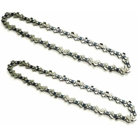 2Pièces 6 pouces chaînes de scie à chaîne pour mini tronçonneuse rechargeable à main chain,Pas de la chaîne1/4,Jauge de la chaîne 0.043/1.1mm,Maillons d'entraînement 37DL,Longueur de coupe utile15cm T (1/5)