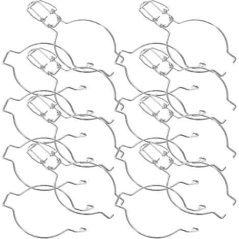 12pcs Stainless Steel Sealing Clips Mason Jars Glass Canister Buckles Jar Sealing Clip Canning Jar Accessories For Airtight Food Storage (1/4)