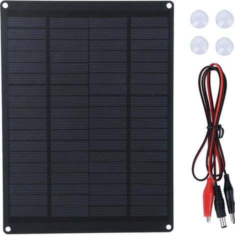 Panneau solaire portable USB 18V 5.5W en silicium polycristallin pour charge en extérieur