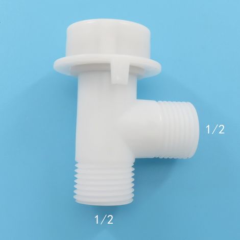 Distributeur d'eau à raccordement rapide pour machine à laver, distributeur à 4 points, avec une entrée et deux sorties. (1/5)
