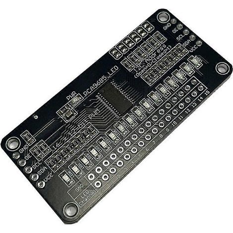 Módulo PCA9685, controlador de LED de 16 bits controlado por MCU, placa de verificación para desarrollo, módulo PWM de 16 bits (1/5)