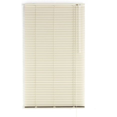 Store vénitien en aluminium Dimensions : 90 x 180 cm avec lame: 25 mm- vénitien réglable en hauteur et ouverture, sécurité enfant, résistant à l'humidité - vénitien aluminium Couleur: blanc (1/5)