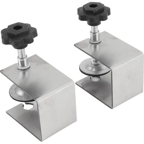 CCYKXA 2pcs Drawer Front Installation Fixing Clips, Drawer Front Mounting Clips for Woodworking, (1/4)